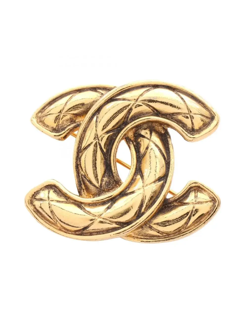 Chanel Cc Logo Brooch Metal #246670C11B